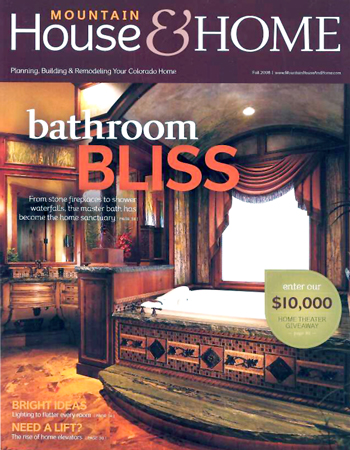 Emlin on the cover of Mountain House & Home