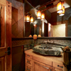 Country Home in Colorado Guest Bathroom